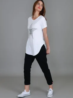 3rd Story Polly Silver Star S/S tee< Short Sleeves