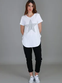 3rd Story Polly Silver Star S/S tee< Short Sleeves
