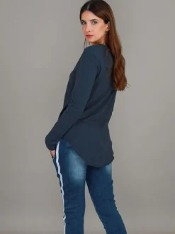 3rd Story Portsea V Neck T Shirt< Long Sleeves