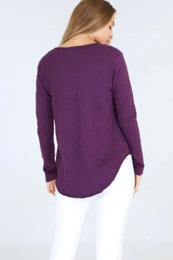 3rd Story Portsea V Neck T Shirt< Long Sleeves