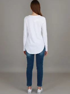 3rd Story Portsea V Neck T Shirt< Long Sleeves