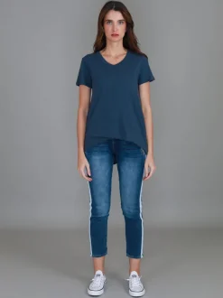3rd Story Preston V Neck T Shirt< Short Sleeves