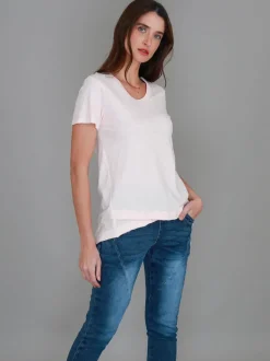 3rd Story Preston V Neck T Shirt< Short Sleeves