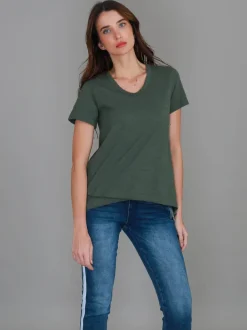 3rd Story Preston V Neck T Shirt< Short Sleeves