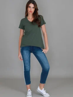 3rd Story Preston V Neck T Shirt< Short Sleeves