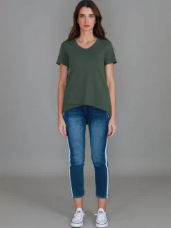3rd Story Preston V Neck T Shirt< Short Sleeves