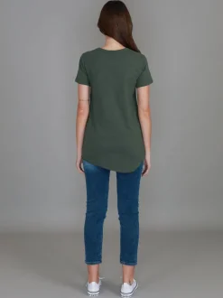 3rd Story Preston V Neck T Shirt< Short Sleeves