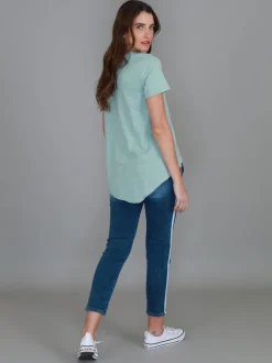 3rd Story Preston V Neck T Shirt< Short Sleeves