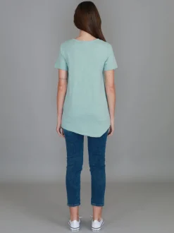 3rd Story Preston V Neck T Shirt< Short Sleeves