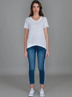3rd Story Preston V Neck T Shirt< Short Sleeves