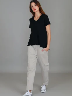 3rd Story Preston V Neck T Shirt< Short Sleeves