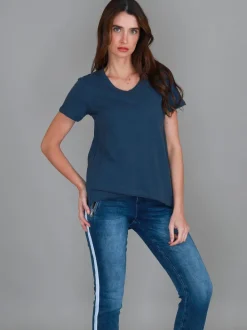 3rd Story Preston V Neck T Shirt< Short Sleeves