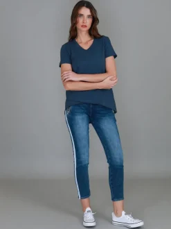 3rd Story Preston V Neck T Shirt< Short Sleeves