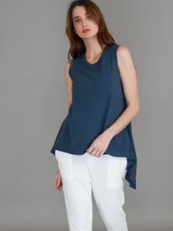 3rd Story Raven Asymmetrical Hem Tank Top< Tanks