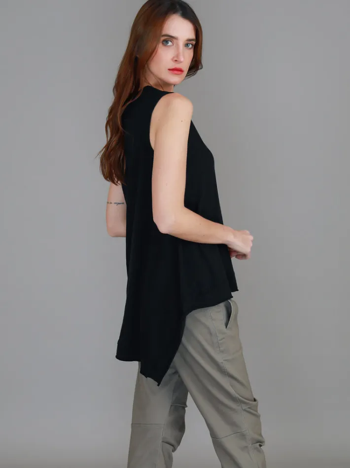 3rd Story Raven Asymmetrical Hem Tank Top< Tanks