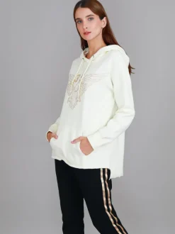 3rd Story Rihanna Golden Eagle Logo Hoodie< Hoodies|Sweatshirts