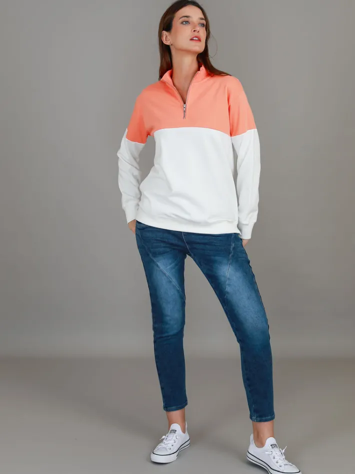 3rd Story Sophie Half Zip Sweatshirt< Sweatshirts|Sweatshirts