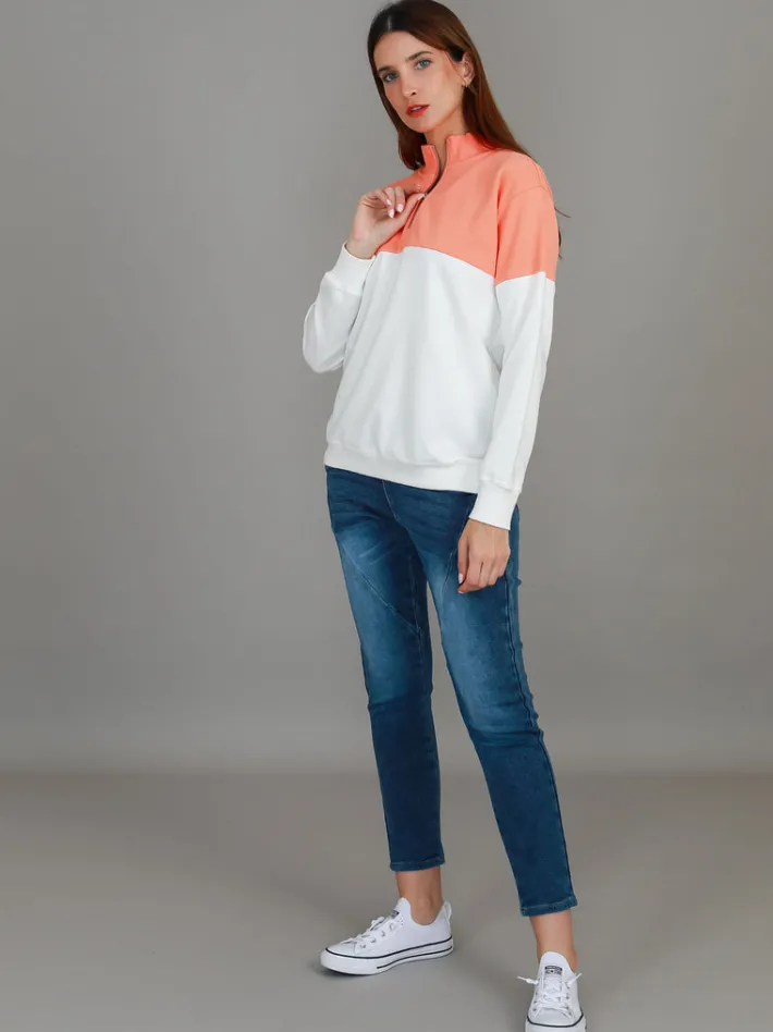 3rd Story Sophie Half Zip Sweatshirt< Sweatshirts|Sweatshirts