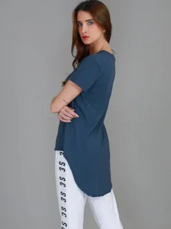3rd Story Sorrento Curved Hem T Shirt< Short Sleeves
