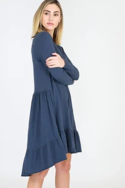 3rd Story Stacey Ruffle Hem Dress< Long Sleeve Dress