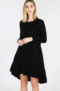 3rd Story Stacey Ruffle Hem Dress< Long Sleeve Dress