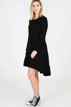 3rd Story Stacey Ruffle Hem Dress< Long Sleeve Dress