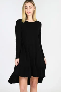 3rd Story Stacey Ruffle Hem Dress< Long Sleeve Dress