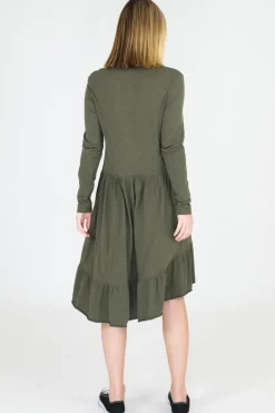 3rd Story Stacey Ruffle Hem Dress< Long Sleeve Dress