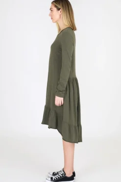 3rd Story Stacey Ruffle Hem Dress< Long Sleeve Dress