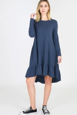 3rd Story Stacey Ruffle Hem Dress< Long Sleeve Dress