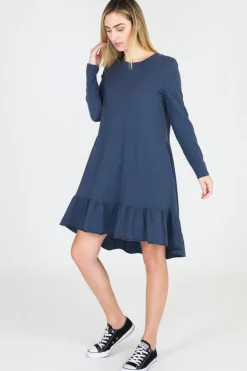 3rd Story Stacey Ruffle Hem Dress< Long Sleeve Dress