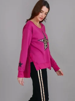 3rd Story Stratford Leopard Star Sweatshirt< Sweatshirts|Sweatshirts