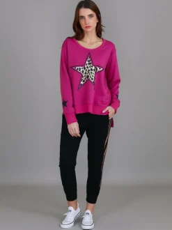 3rd Story Stratford Leopard Star Sweatshirt< Sweatshirts|Sweatshirts