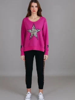 3rd Story Stratford Leopard Star Sweatshirt< Sweatshirts|Sweatshirts