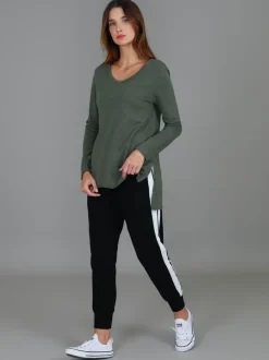 3rd Story Strumpet Scoop Neck T Shirt< Long Sleeves