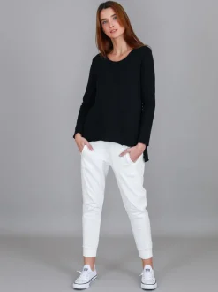3rd Story Strumpet Scoop Neck T Shirt< Long Sleeves