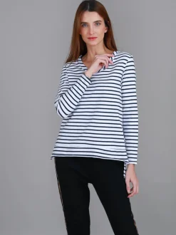 3rd Story Strumpet Scoop Neck T Shirt< Long Sleeves
