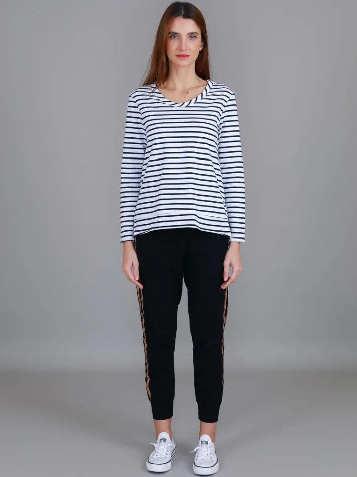 3rd Story Strumpet Scoop Neck T Shirt< Long Sleeves