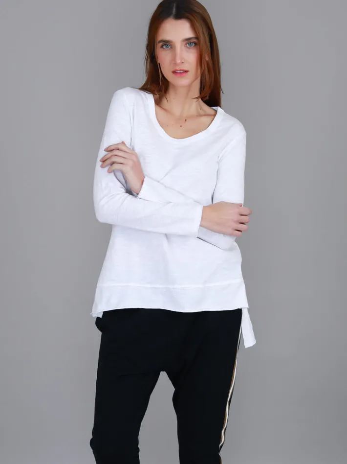 3rd Story Strumpet Scoop Neck T Shirt< Long Sleeves
