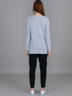 3rd Story Strumpet Scoop Neck T Shirt< Long Sleeves