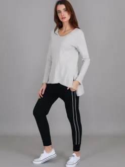 3rd Story Strumpet Scoop Neck T Shirt< Long Sleeves