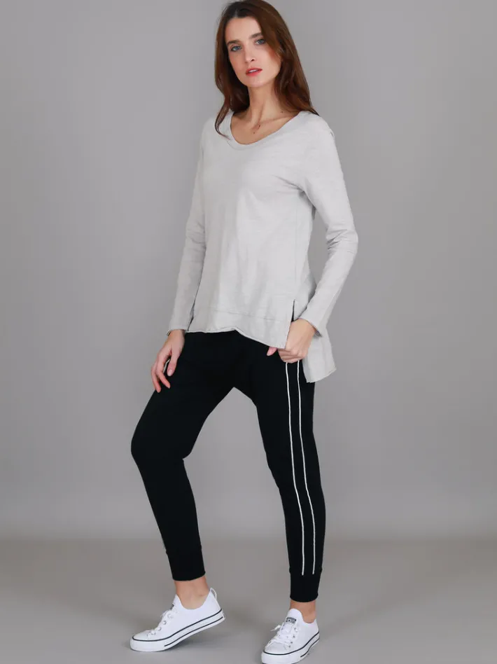 3rd Story Strumpet Scoop Neck T Shirt< Long Sleeves