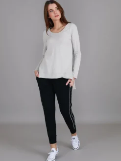 3rd Story Strumpet Scoop Neck T Shirt< Long Sleeves
