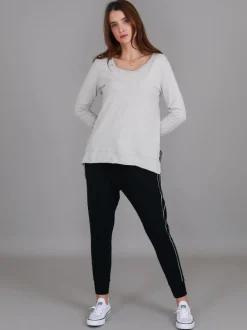 3rd Story Strumpet Scoop Neck T Shirt< Long Sleeves