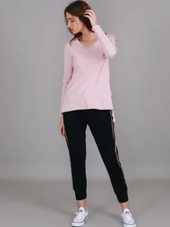 3rd Story Strumpet Scoop Neck T Shirt< Long Sleeves