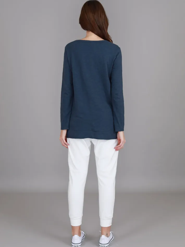 3rd Story Strumpet Scoop Neck T Shirt< Long Sleeves