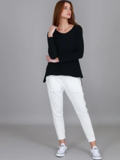 3rd Story Strumpet Scoop Neck T Shirt< Long Sleeves
