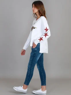 3rd Story Sydney Leopard Star Sweatshirt< Sweatshirts|Sweatshirts
