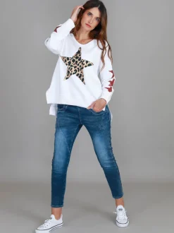 3rd Story Sydney Leopard Star Sweatshirt< Sweatshirts|Sweatshirts