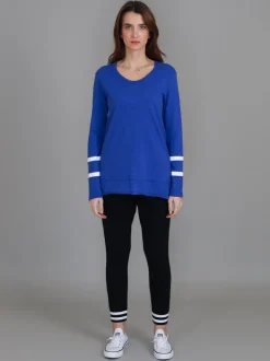 3rd Story Tarwin Twin Stripe T Shirt< Long Sleeves